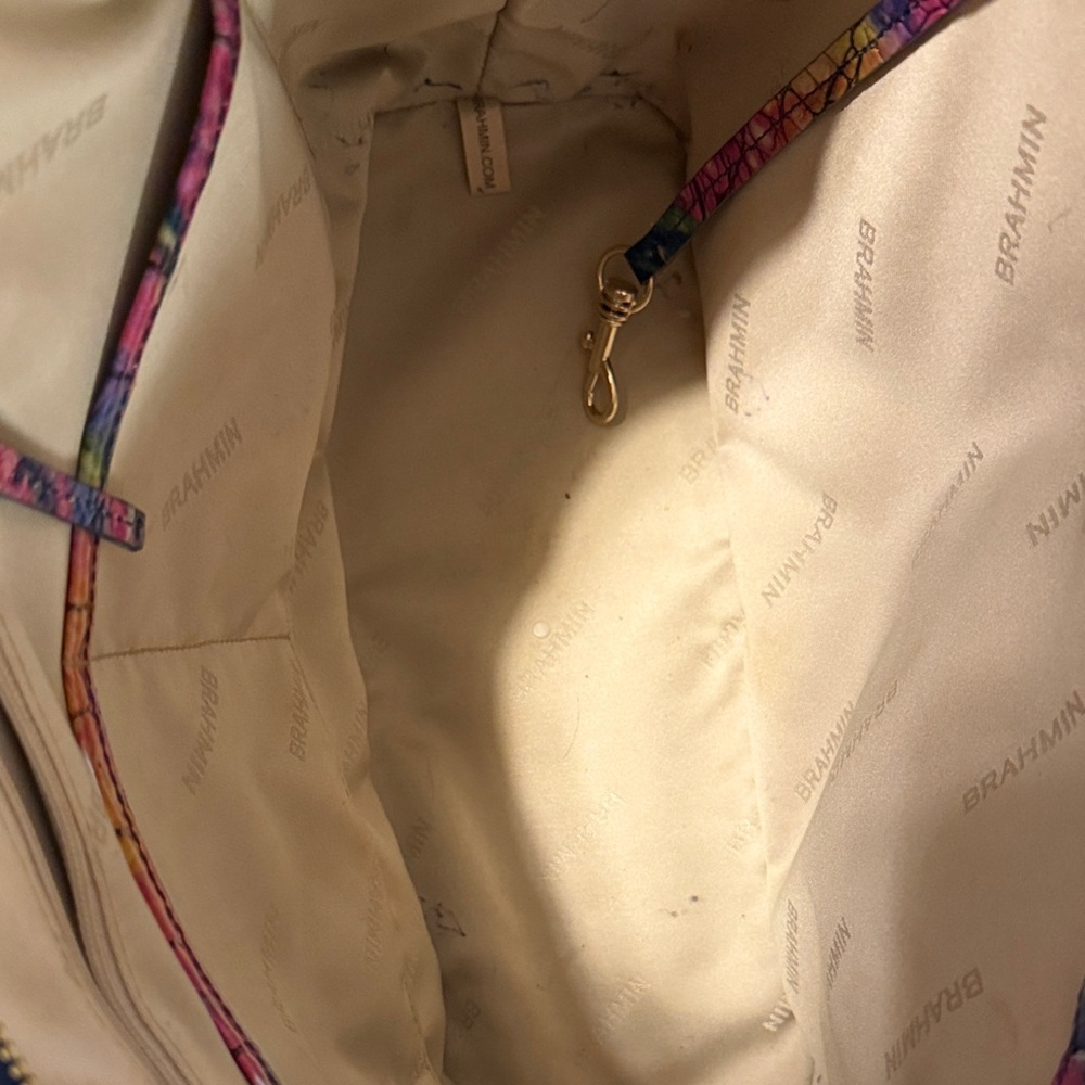 Colorful Brahmin Embossed Bag - Picture 2 of 3